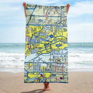 Boeing Field King County International Airport (BFI) VFR Sectional Towel