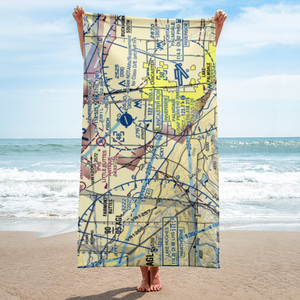 Bohunk's Airpark (0CL6) VFR Sectional Towel