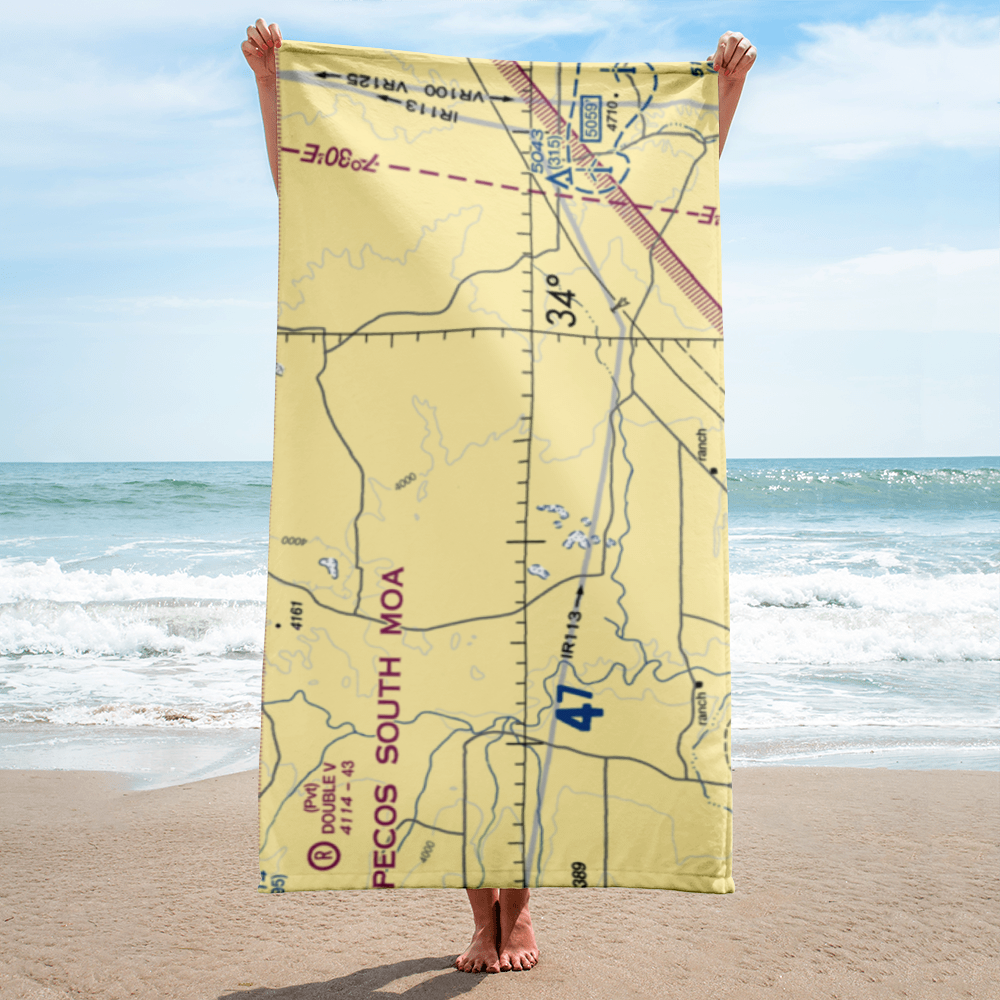Bojax Ranch Airport (NM44) VFR Sectional Towel 