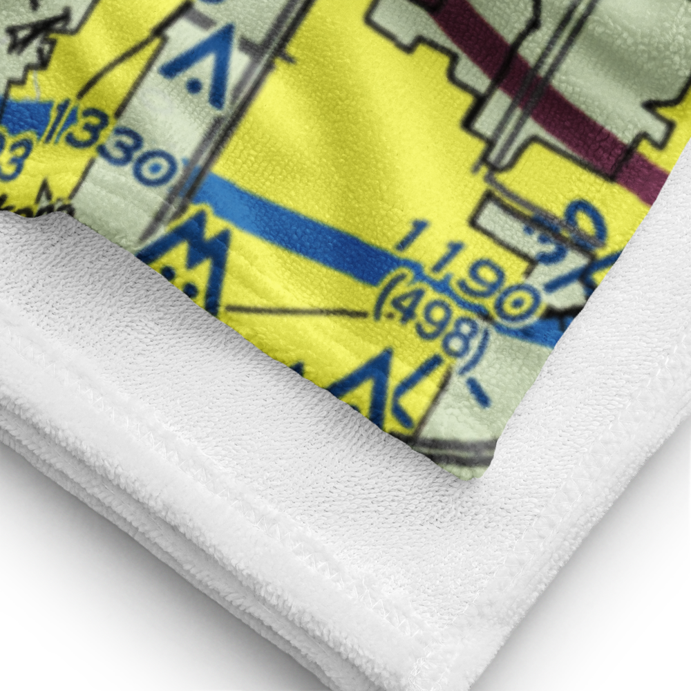 Bolingbrook's Clow International Airport (1C5) VFR Sectional Towel 