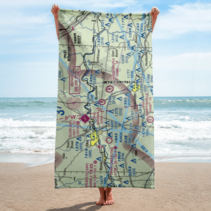 Boonville Airport (26NC) VFR Sectional Towel