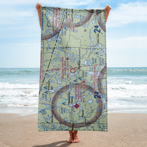 Boulder Junction Payzer Airport (BDJ) VFR Sectional Towel