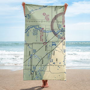 Bowbells Municipal Airport (5B4) VFR Sectional Towel