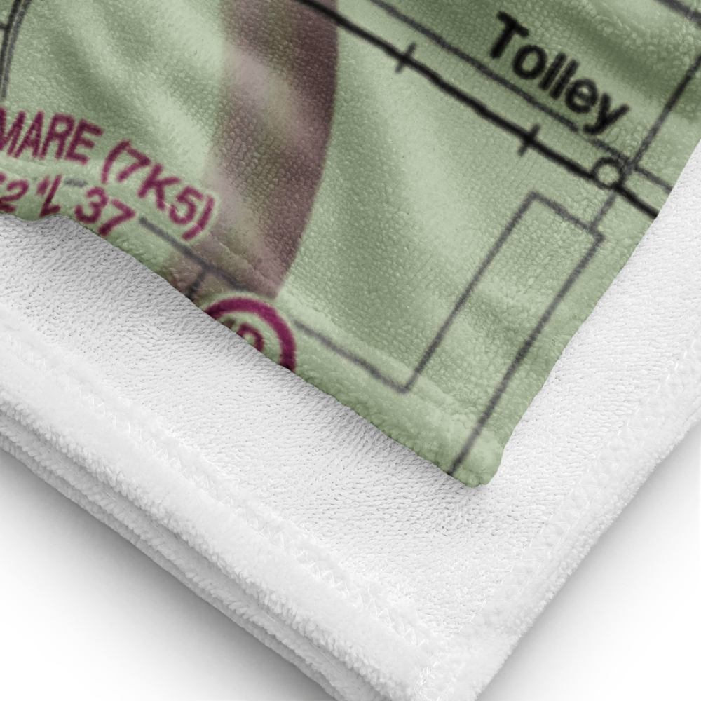 Bowbells Municipal Airport (5B4) VFR Sectional Towel 