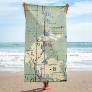 Bowdle Municipal Airport (5P3) VFR Sectional Towel