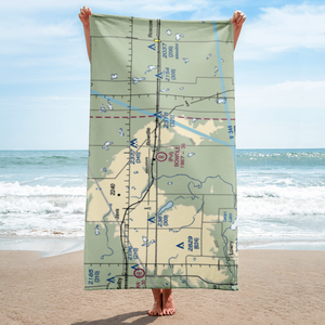 Bowdle Municipal Airport (5SD3) VFR Sectional Towel