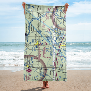 Bowers Airport (MN51) VFR Sectional Towel