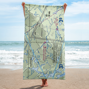 Bradford Camps Seaplane Base (ME3) VFR Sectional Towel