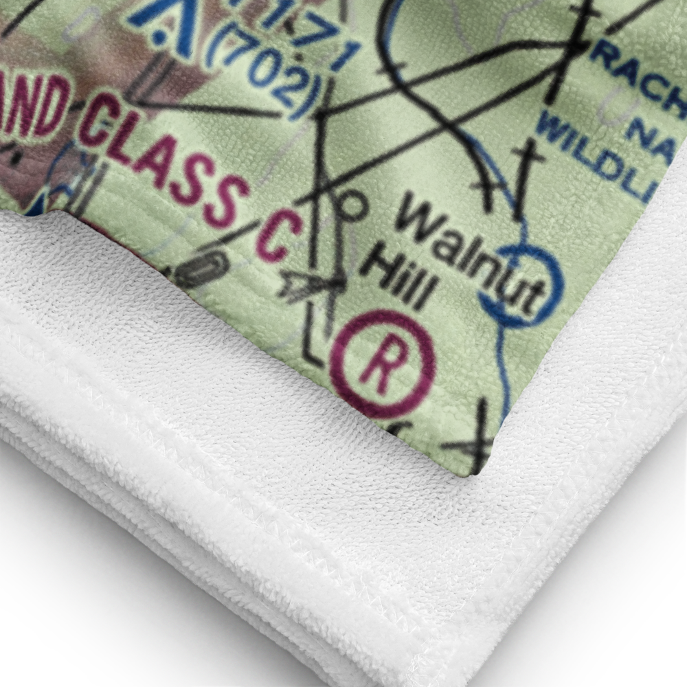 Brandy Pond Seaplane Base (5ME) VFR Sectional Towel 