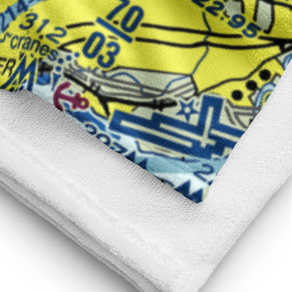 Brandywine Regional Airport (OQN) VFR Sectional Towel 