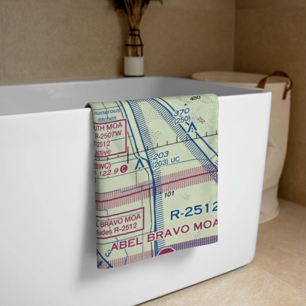 Brawley Municipal Airport (BWC) VFR Sectional Towel 