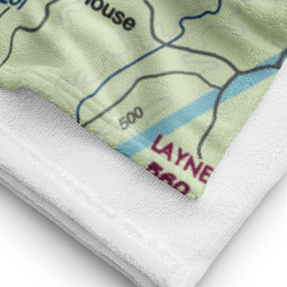 Breezy Knoll Airport (VA13) VFR Sectional Towel 