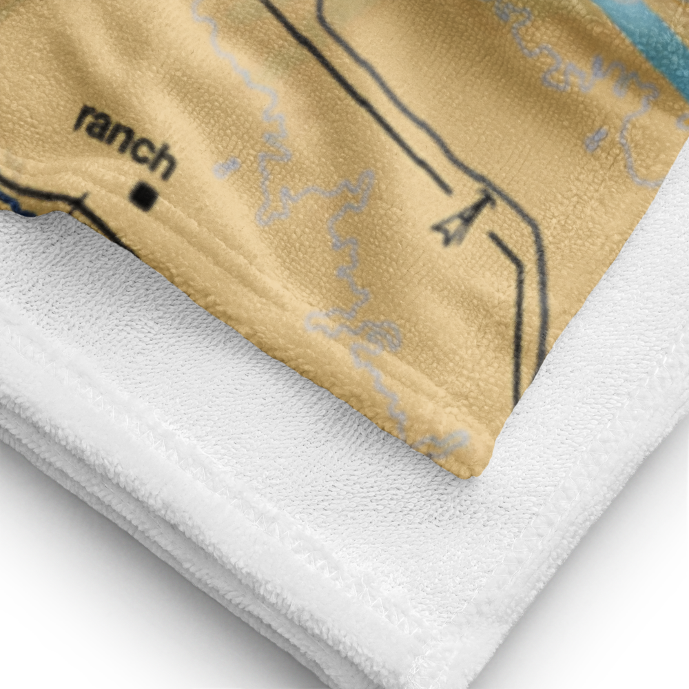 Bridger Creek Airport (WY34) VFR Sectional Towel 