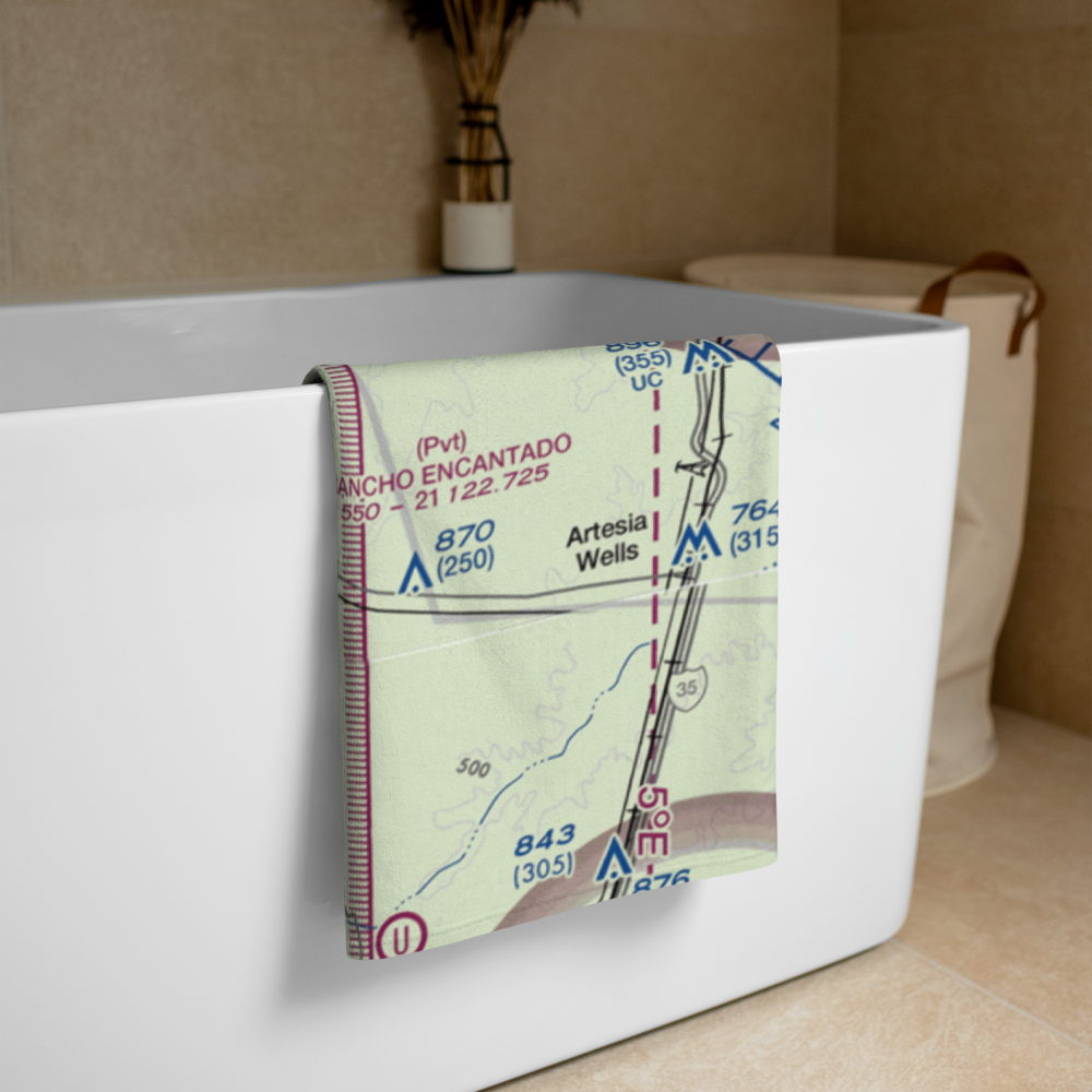 Briggs Ranch Airport (99TX) VFR Sectional Towel 