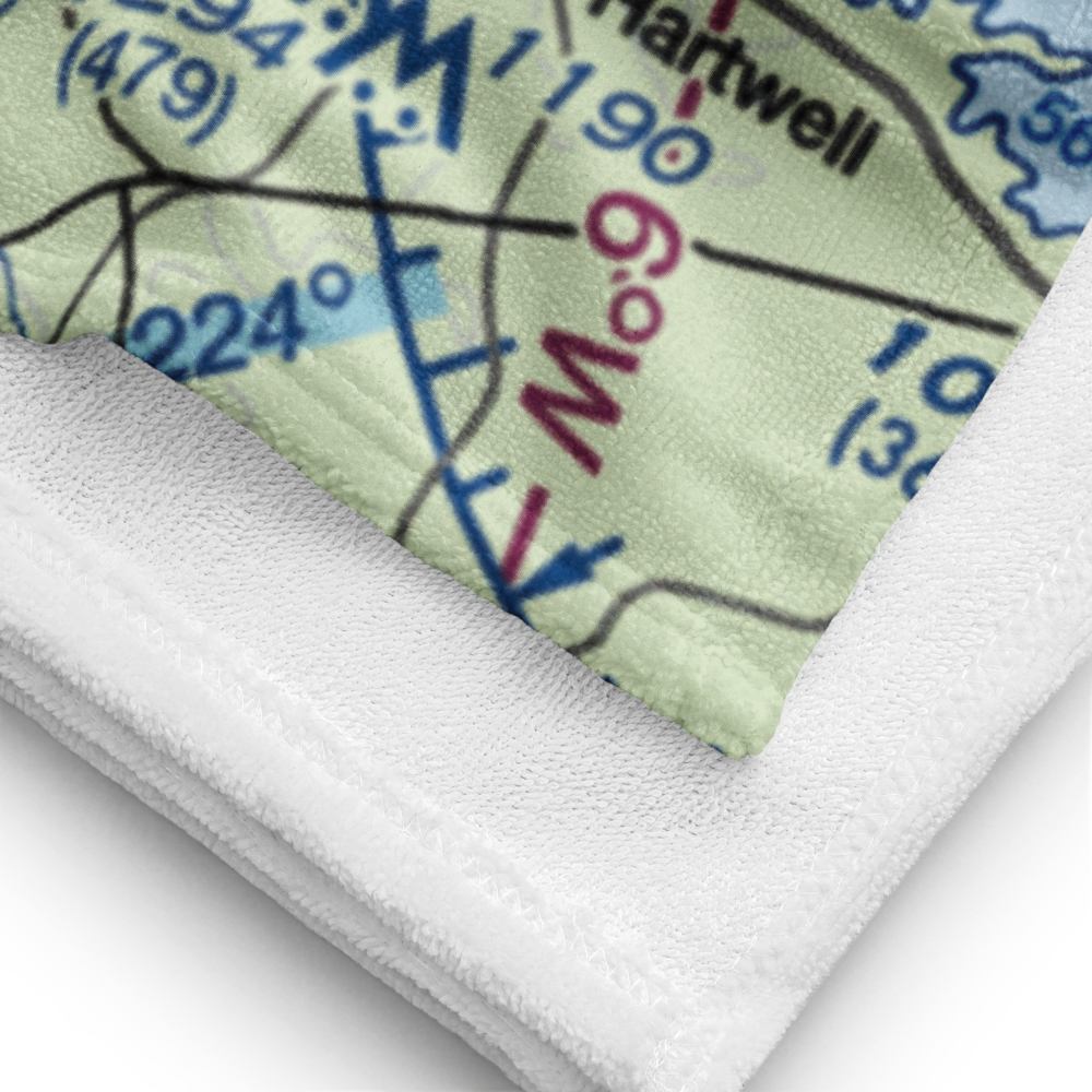 Broad River Air Park (3GE3) VFR Sectional Towel 