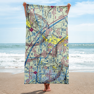 Broadway Airfield (44NC) VFR Sectional Towel