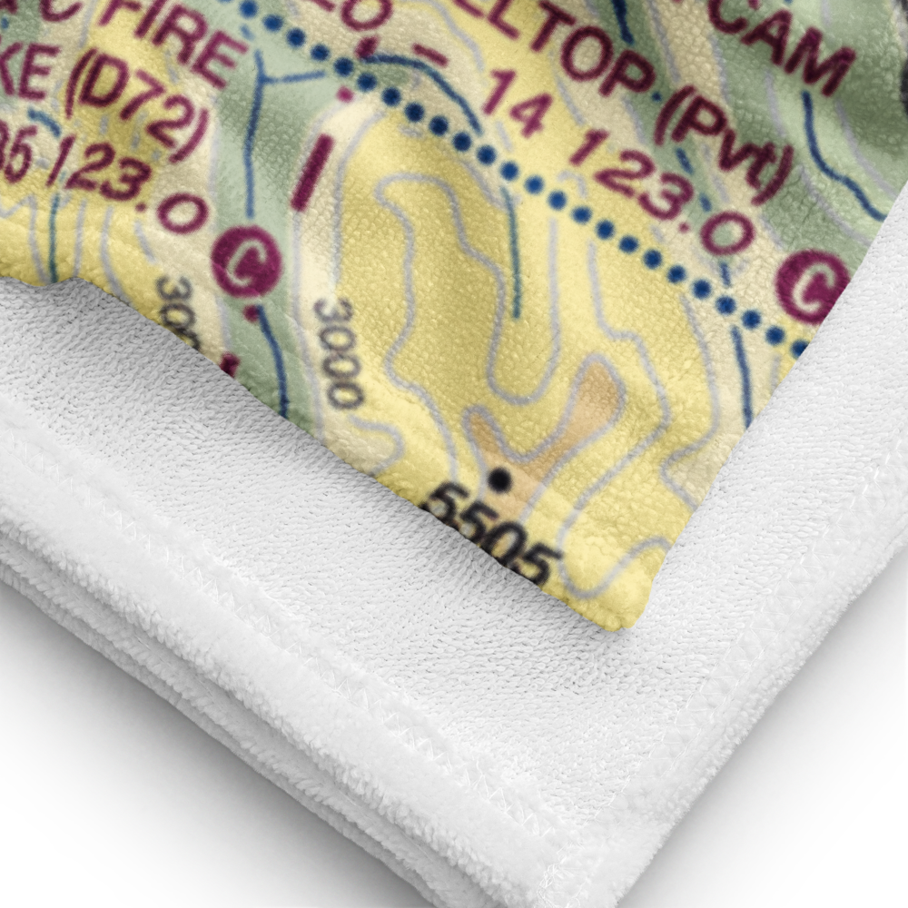 Brocker Lake Seaplane Base (6A7) VFR Sectional Towel 