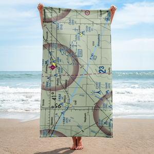 Brown Truck Sales Airport (1IA0) VFR Sectional Towel