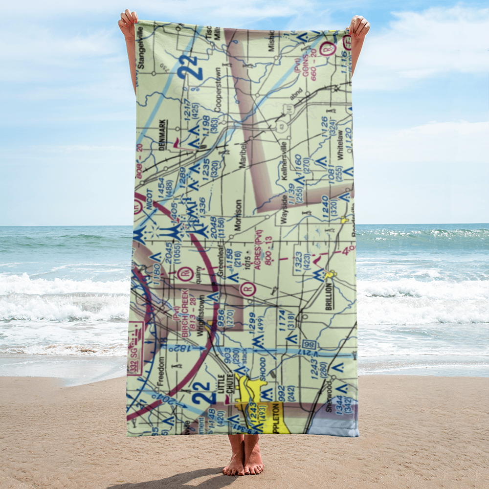 Buchholz Farm Airport (9WI3) VFR Sectional Towel 
