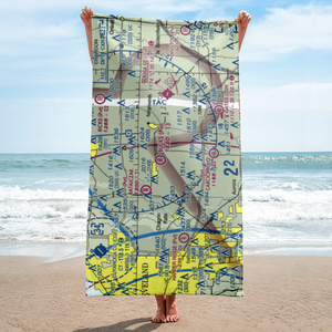 Bucks Airport (40OH) VFR Sectional Towel