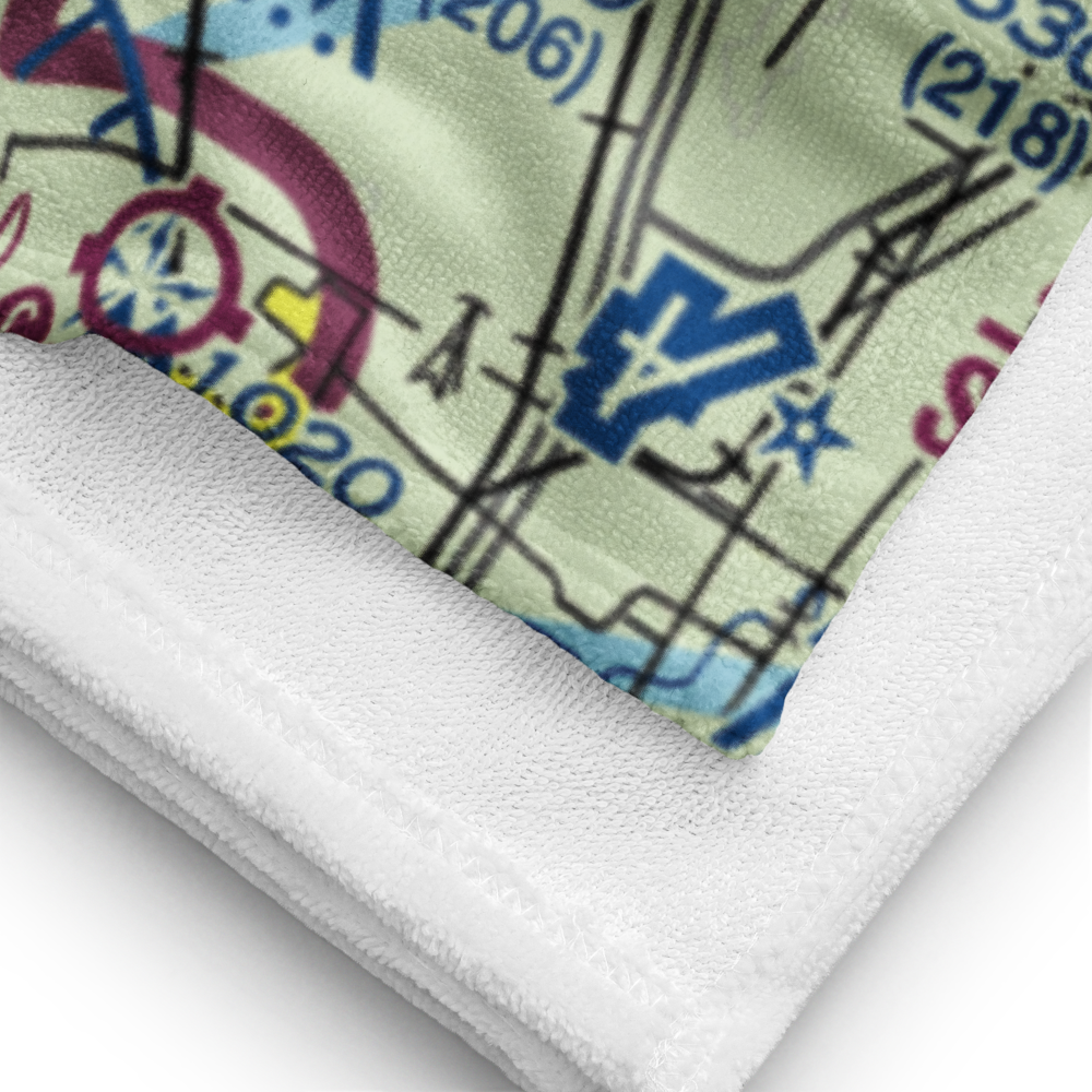 Bugtown Airport (15IN) VFR Sectional Towel 