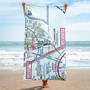 Bull Farm Airport (VG33) VFR Sectional Towel