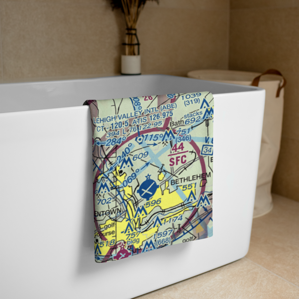 Bullfly Ultralightport (PN48) VFR Sectional Towel 