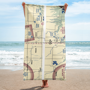 Bunger Field (81NE) VFR Sectional Towel