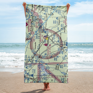 Bunkie Municipal Airport (2R6) VFR Sectional Towel