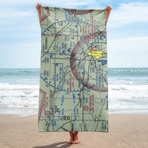 Burger's Valley Airport (58KS) VFR Sectional Towel