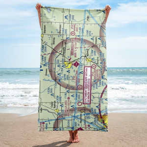 Burgess Lake Seaplane Base (50MI) VFR Sectional Towel