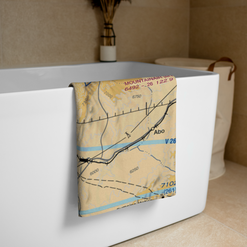 Burris Ranch Nr 1 Airport (55NM) VFR Sectional Towel 