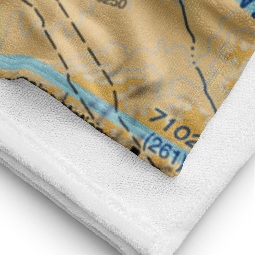 Burris Ranch Nr 1 Airport (55NM) VFR Sectional Towel 