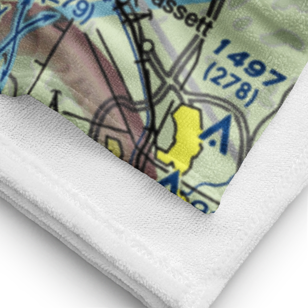 Bush Airport (6VA9) VFR Sectional Towel 