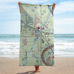 Bush Field (MN57) VFR Sectional Towel