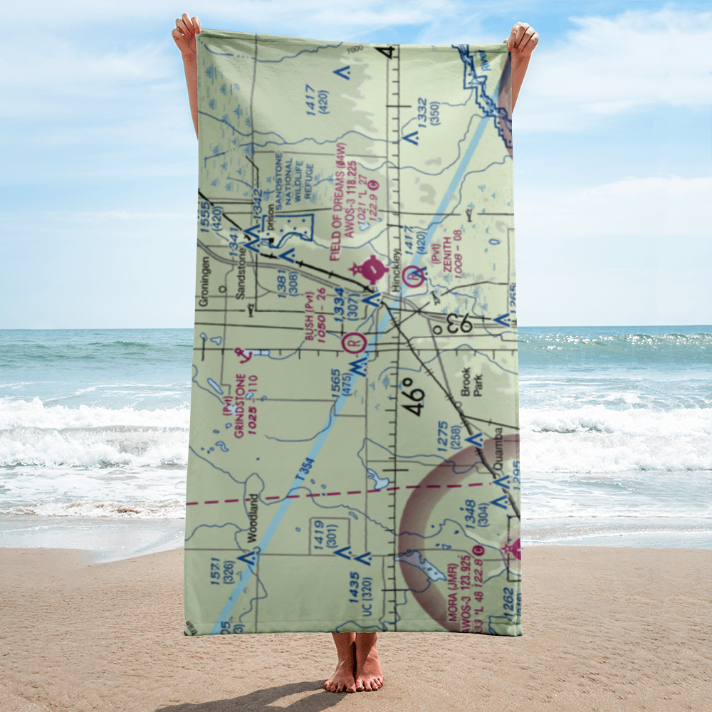Bush Field (MN57) VFR Sectional Towel 