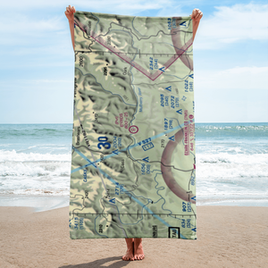 Byrd's Backcountry Airstrip (51AR) VFR Sectional Towel