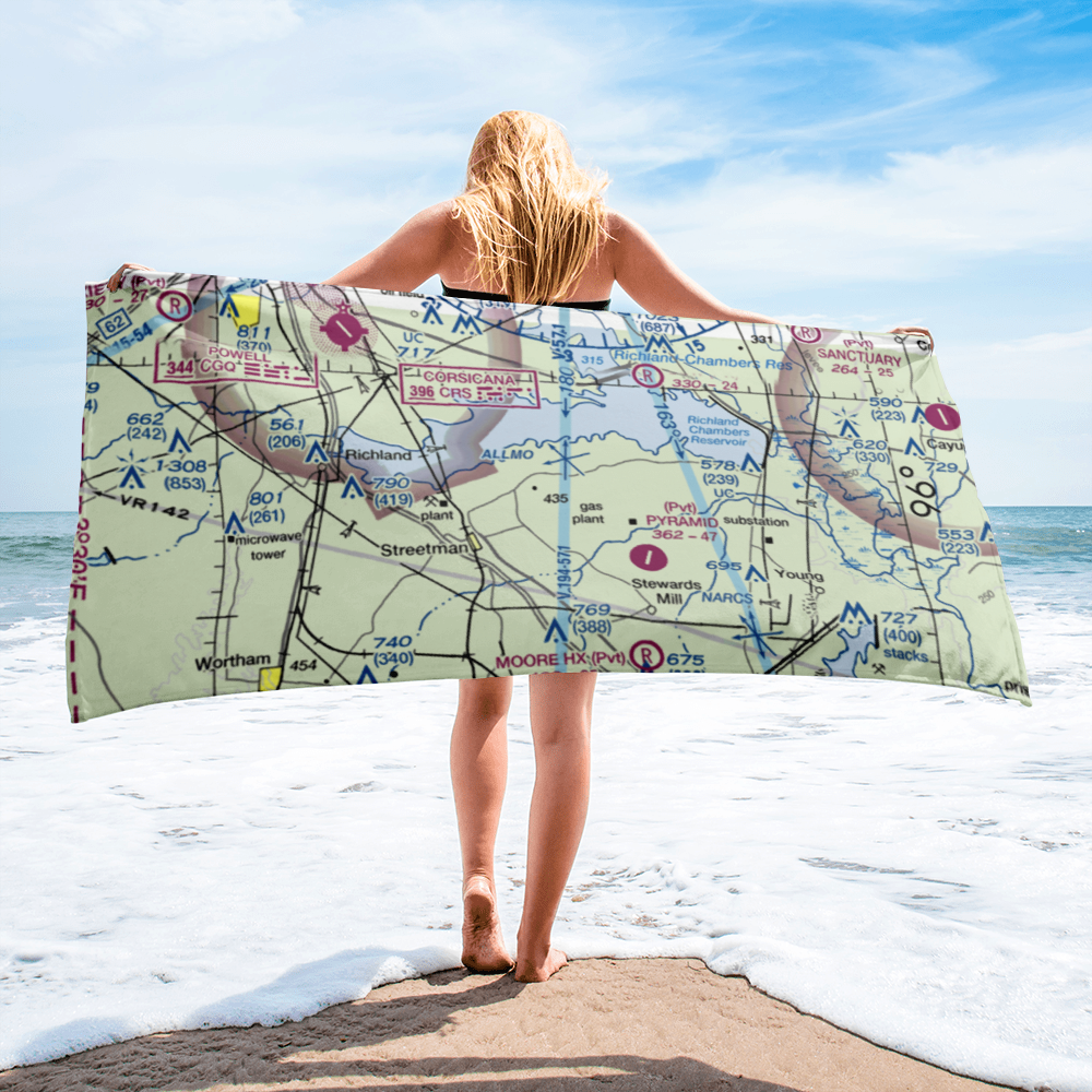 Byrt Airport (5XS9) VFR Sectional Towel 