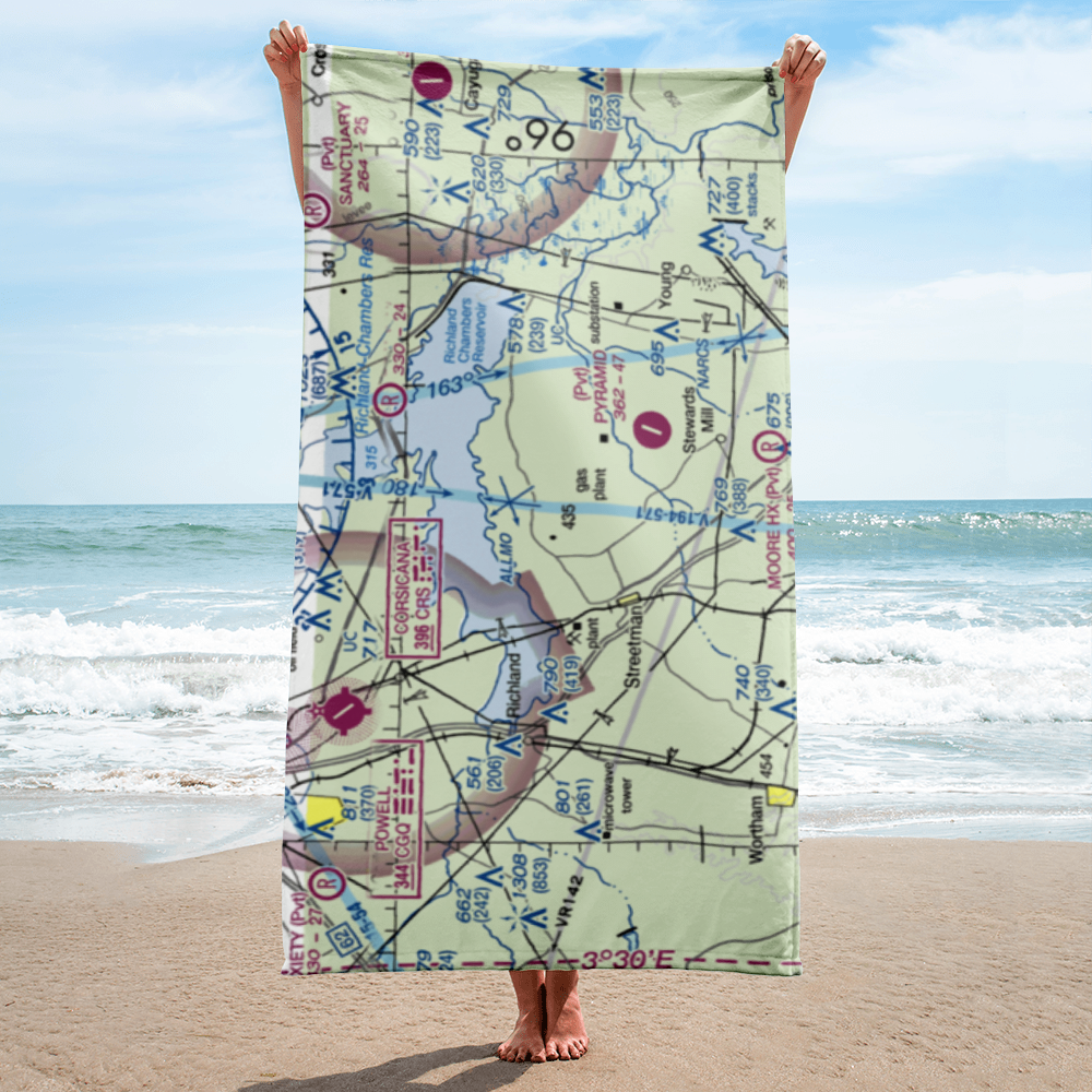 Byrt Airport (5XS9) VFR Sectional Towel 