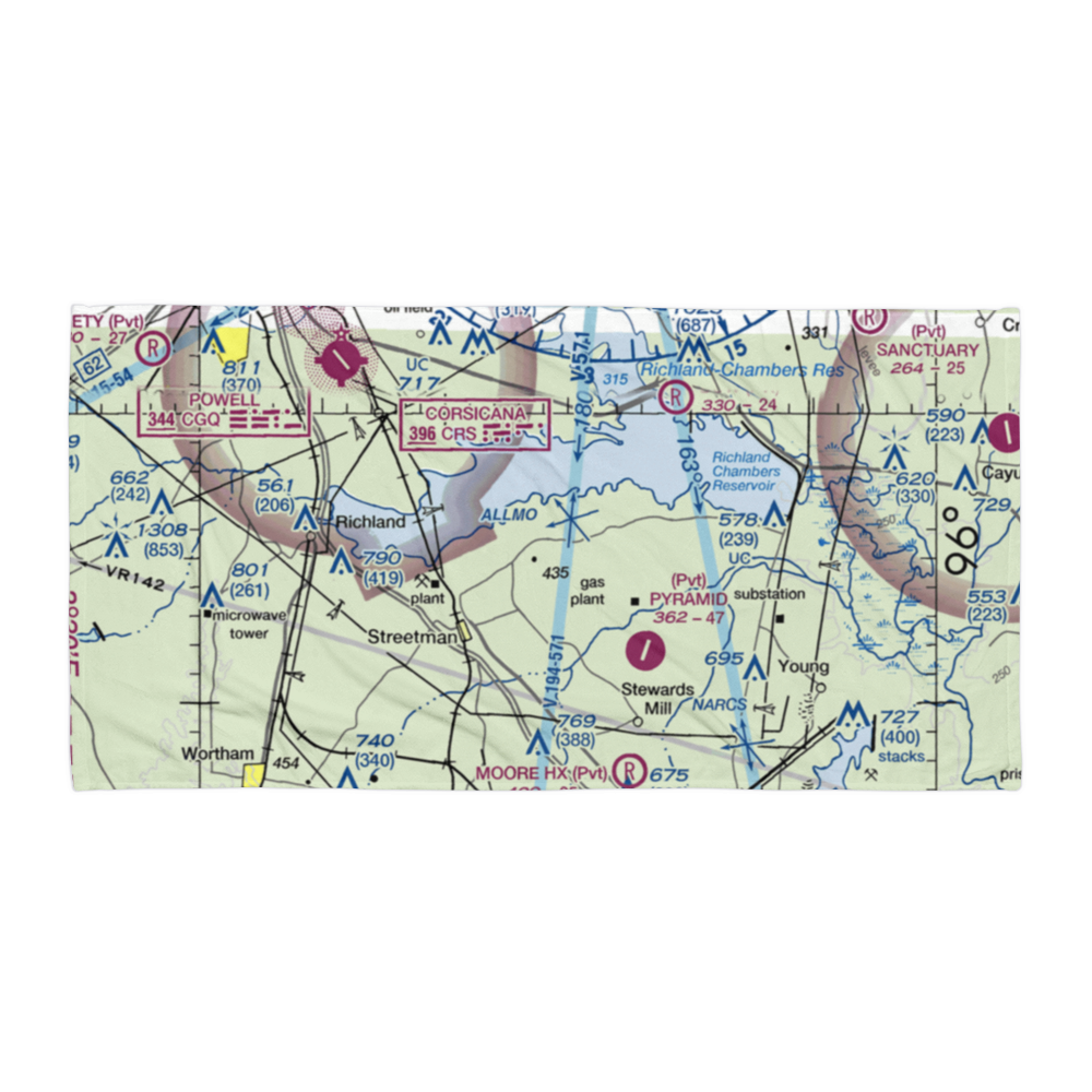 Byrt Airport (5XS9) VFR Sectional Towel 