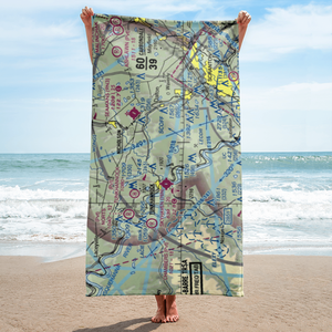 C.J.K. Airport (4PN8) VFR Sectional Towel