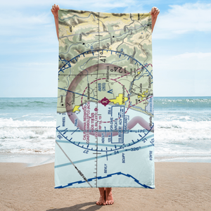 California Redwood Coast-Humboldt County Airport (ACV) VFR Sectional Towel