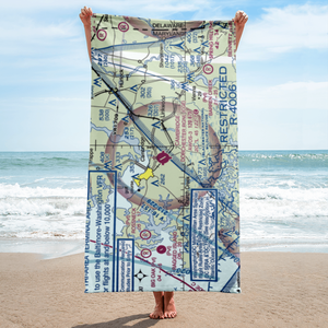 Cambridge Dorchester Airport (CGE) VFR Sectional Towel