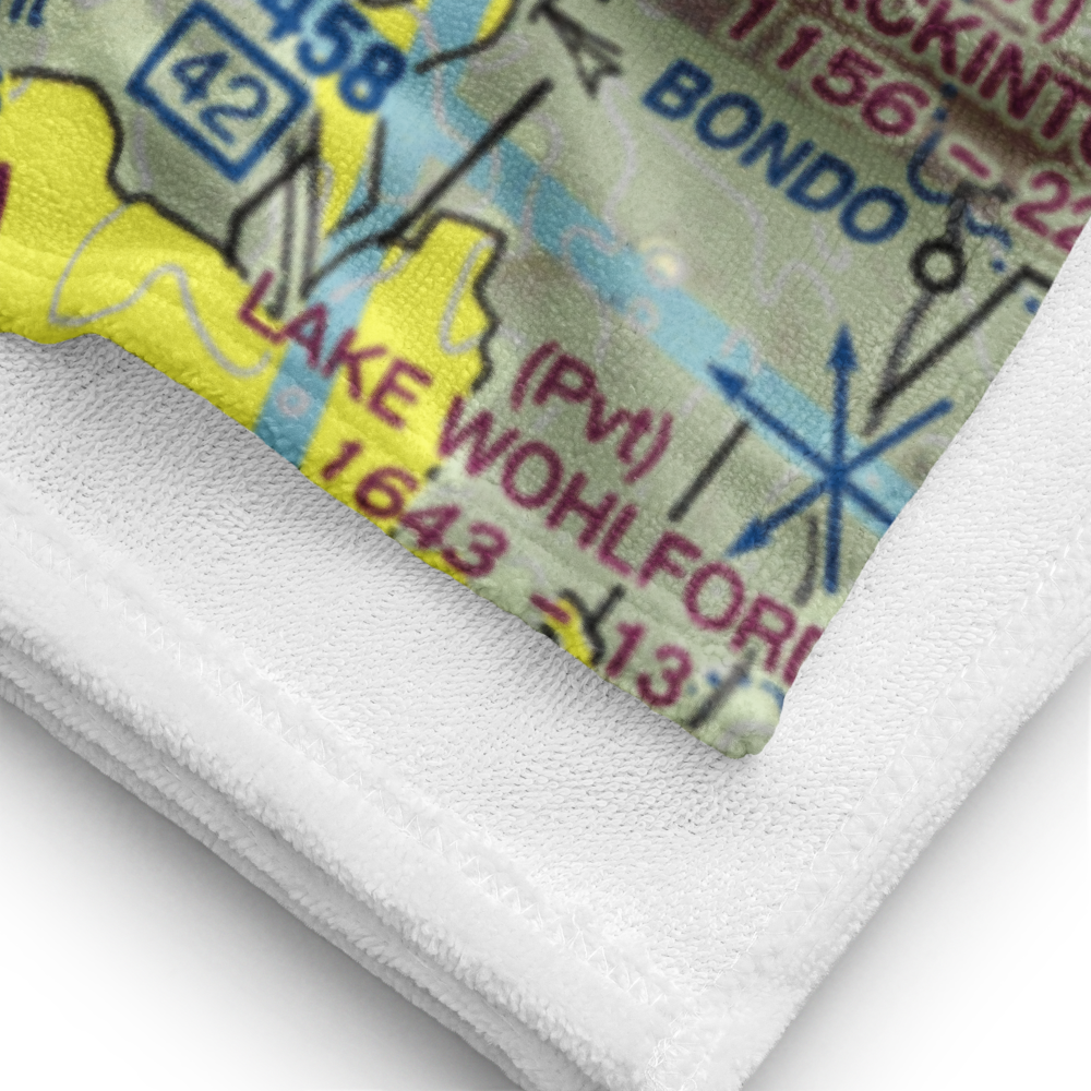 Camp Pendleton MCAS (Munn Field) Airport (NFG) VFR Sectional Towel 