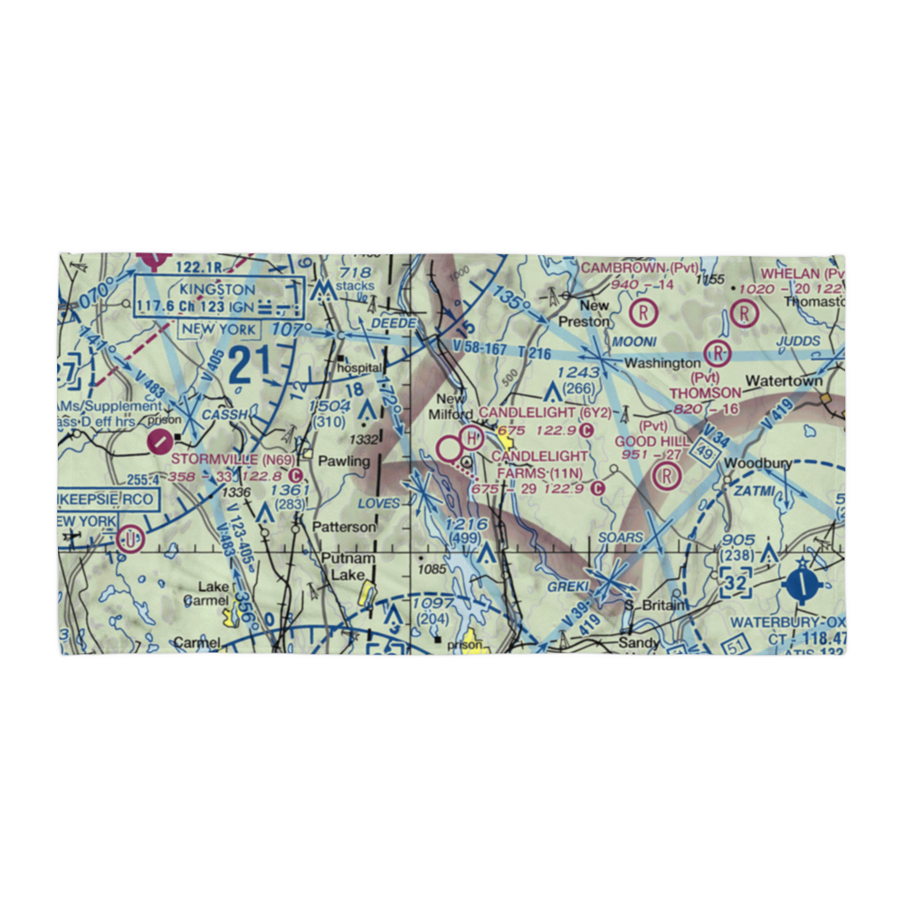 Candlelight Heliport (6Y2) VFR Sectional Towel 