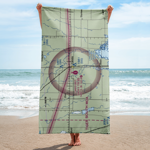 Cando Municipal Airport (9D7) VFR Sectional Towel