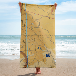 Candy Kitchen Ranch Airport (NM36) VFR Sectional Towel