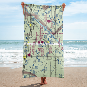 Canton Hackney Airport (7F5) VFR Sectional Towel