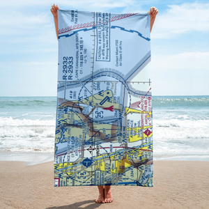 Cape Canaveral AFS Skid Strip (XMR) VFR Sectional Towel