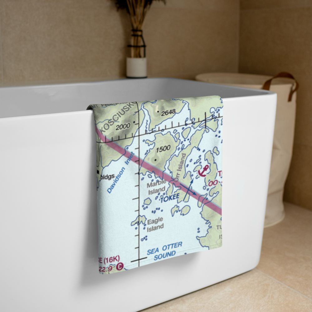 Cape Pole Seaplane Base (Z71) VFR Sectional Towel 